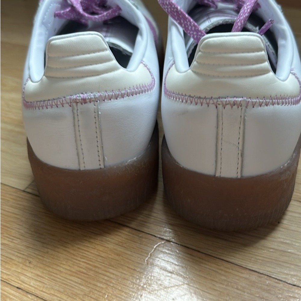 Adidas Women’s Samba Sneakers in White and Purple- Size 8 - Picture 10 of 10